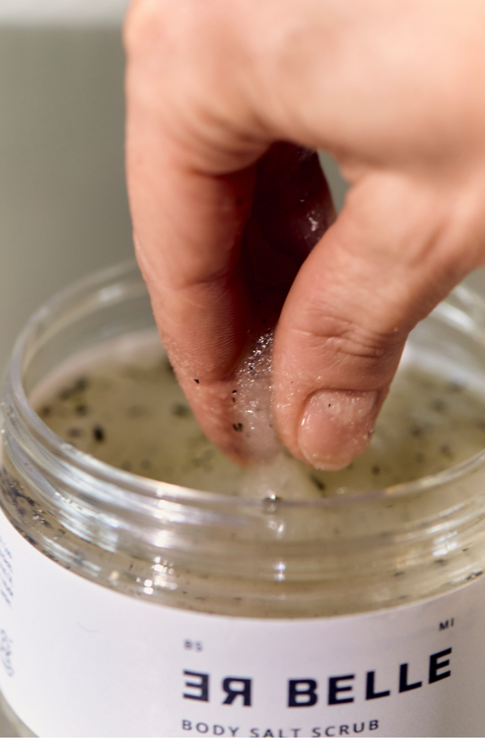 Body Scrub Mint – eksfolierende scrub med frisk mynte 250 ml- Rebelle