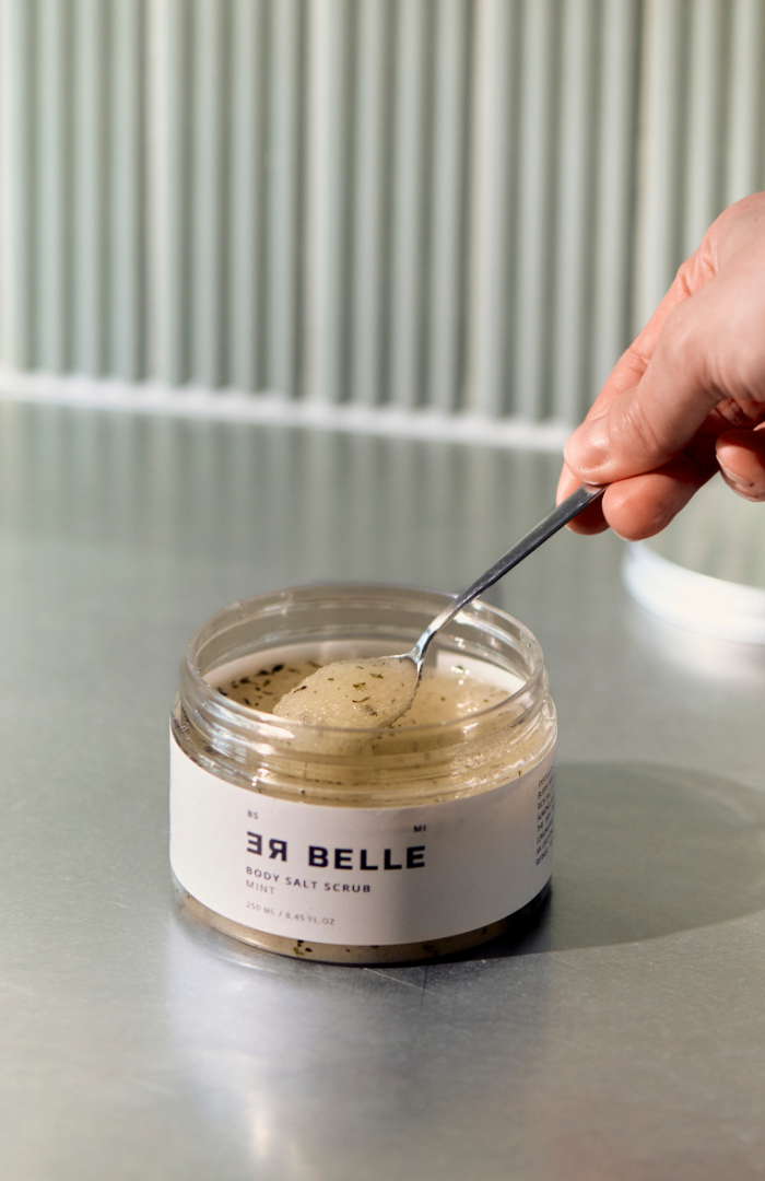 Body Scrub Mint – eksfolierende scrub med frisk mynte 250 ml- Rebelle