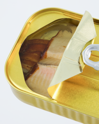 Røget ørred på dåse