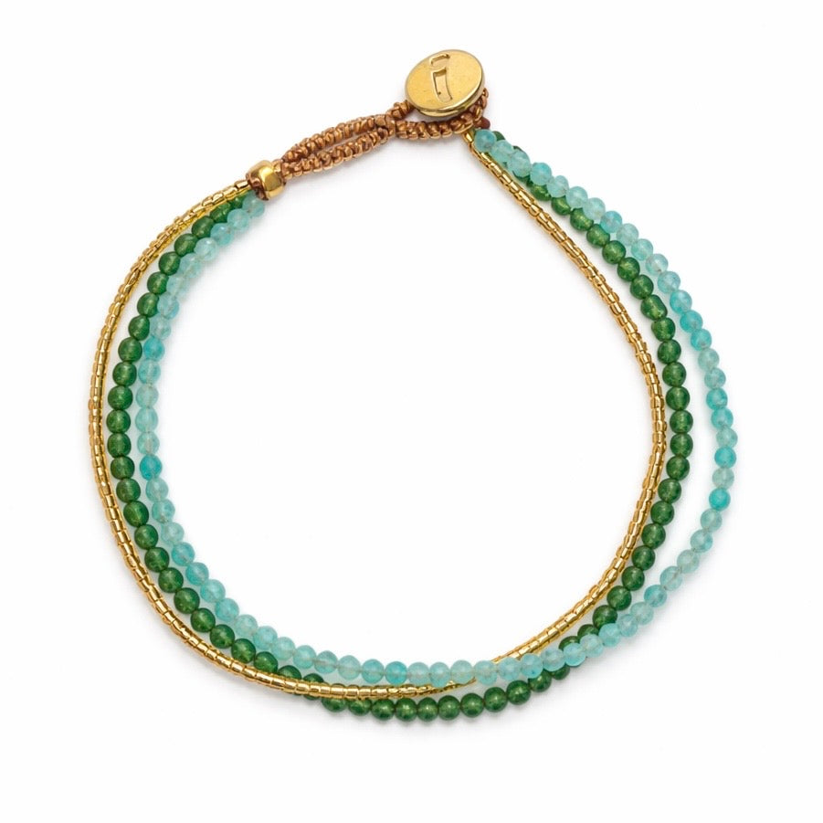 Armbånd AG - Lulu Rosie Dua Mix green