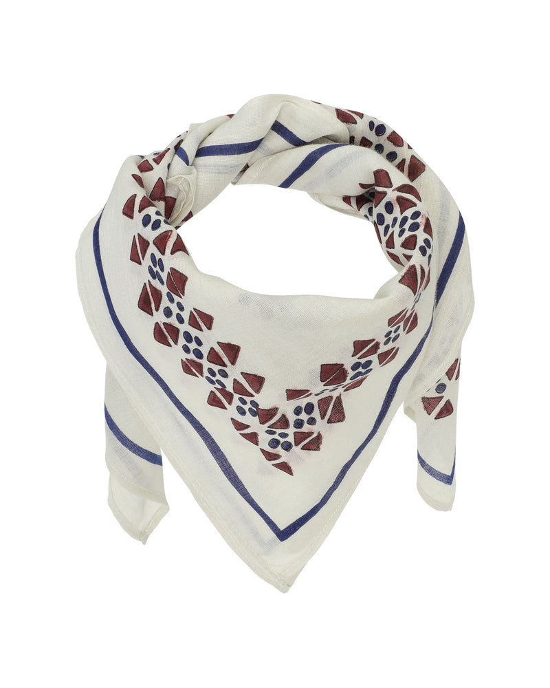 Tørklæde Artisan Bandana - BURGUNDY