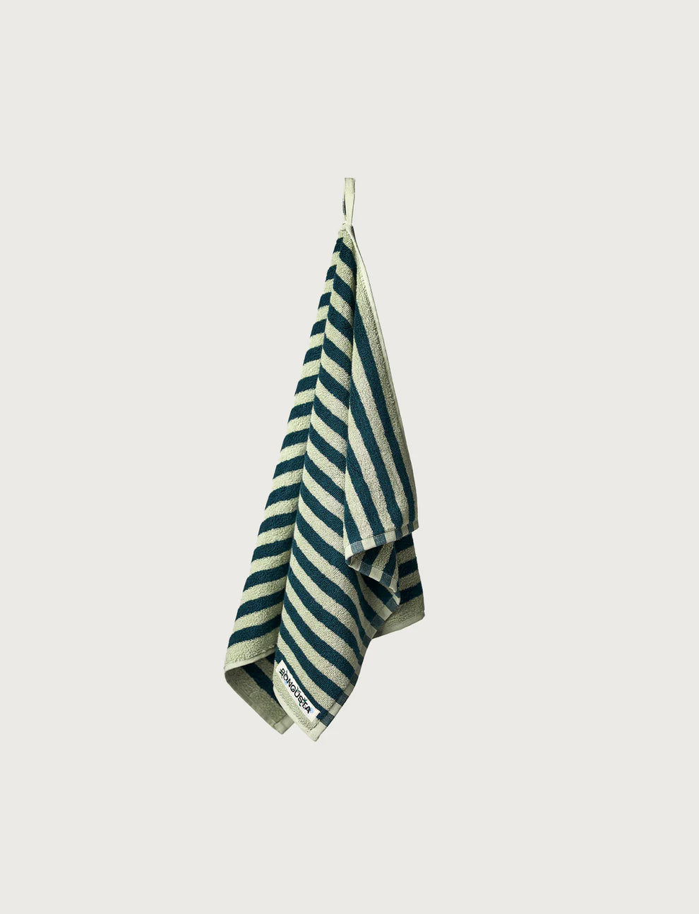 Naram håndklæder - sea foam & deep teal