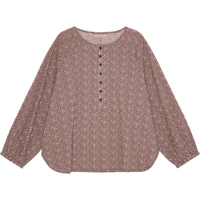 Bluse Habiba - BURGUNDY