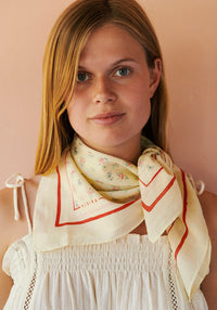 Tørklæde Little Bow bandana Vanilla