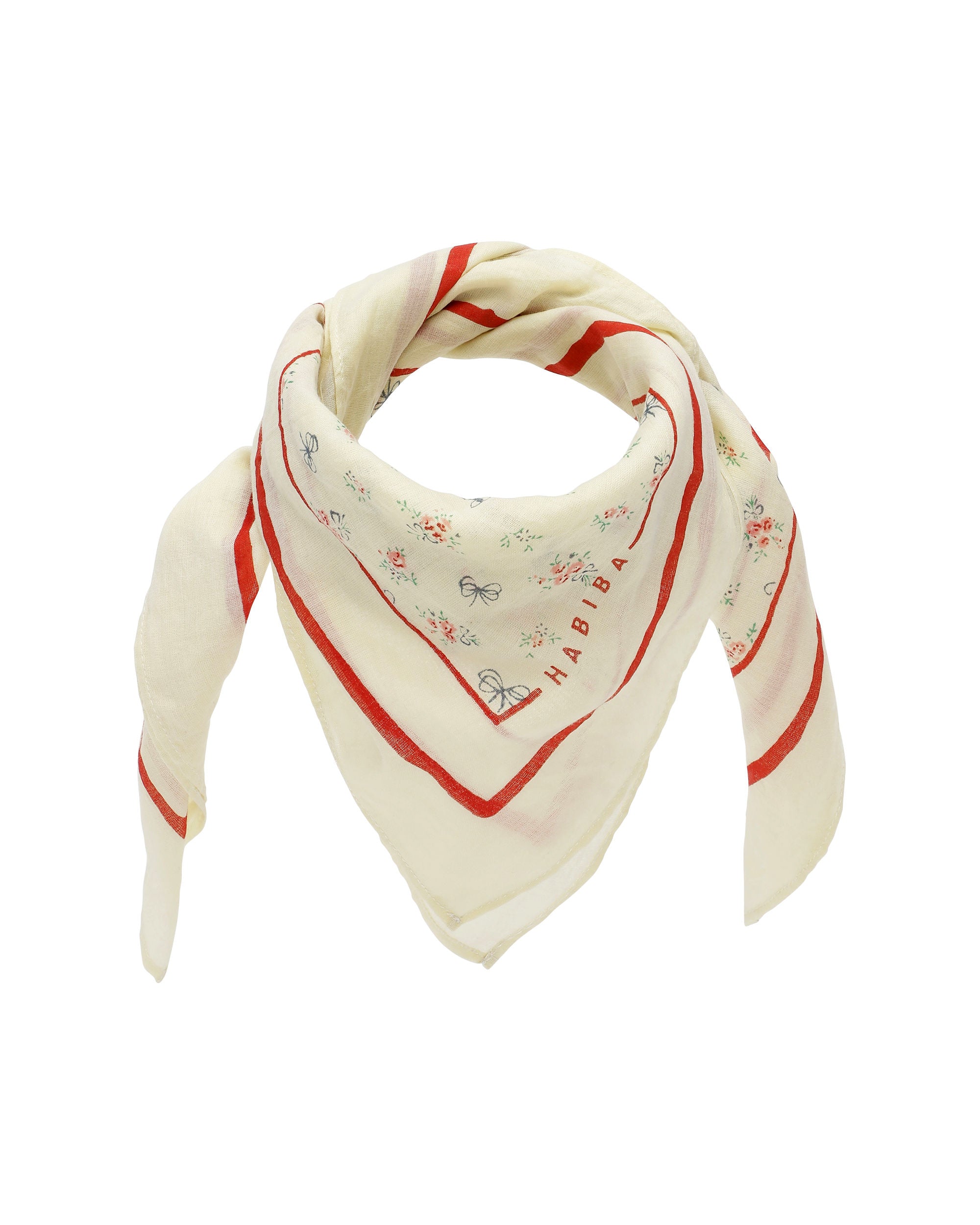 Tørklæde Little Bow bandana Vanilla