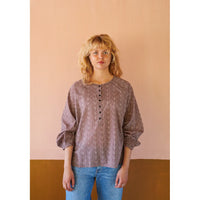 Bluse Habiba - BURGUNDY