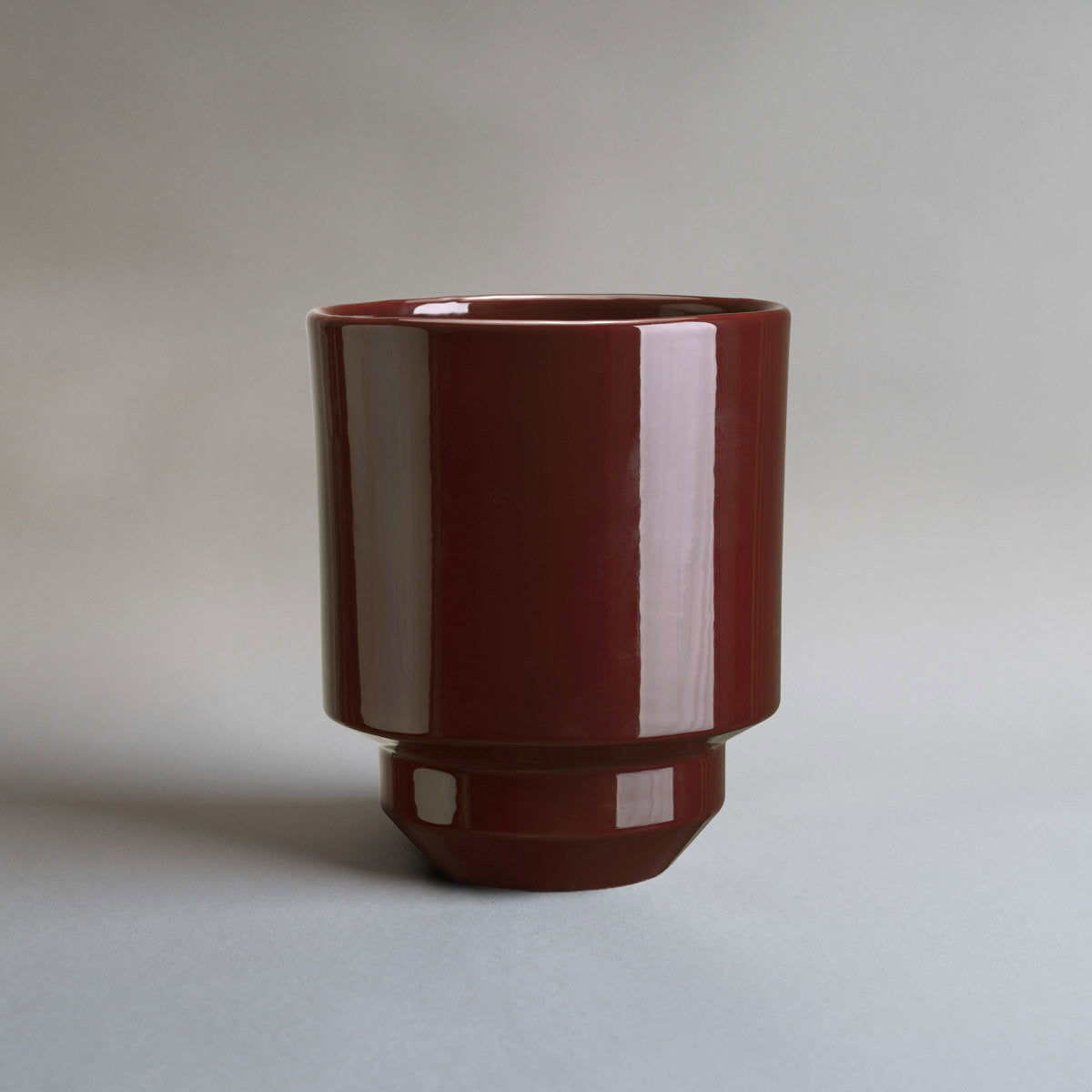 Hoff Potte sæt Ø 18 cm. Glaseret Bordeaux