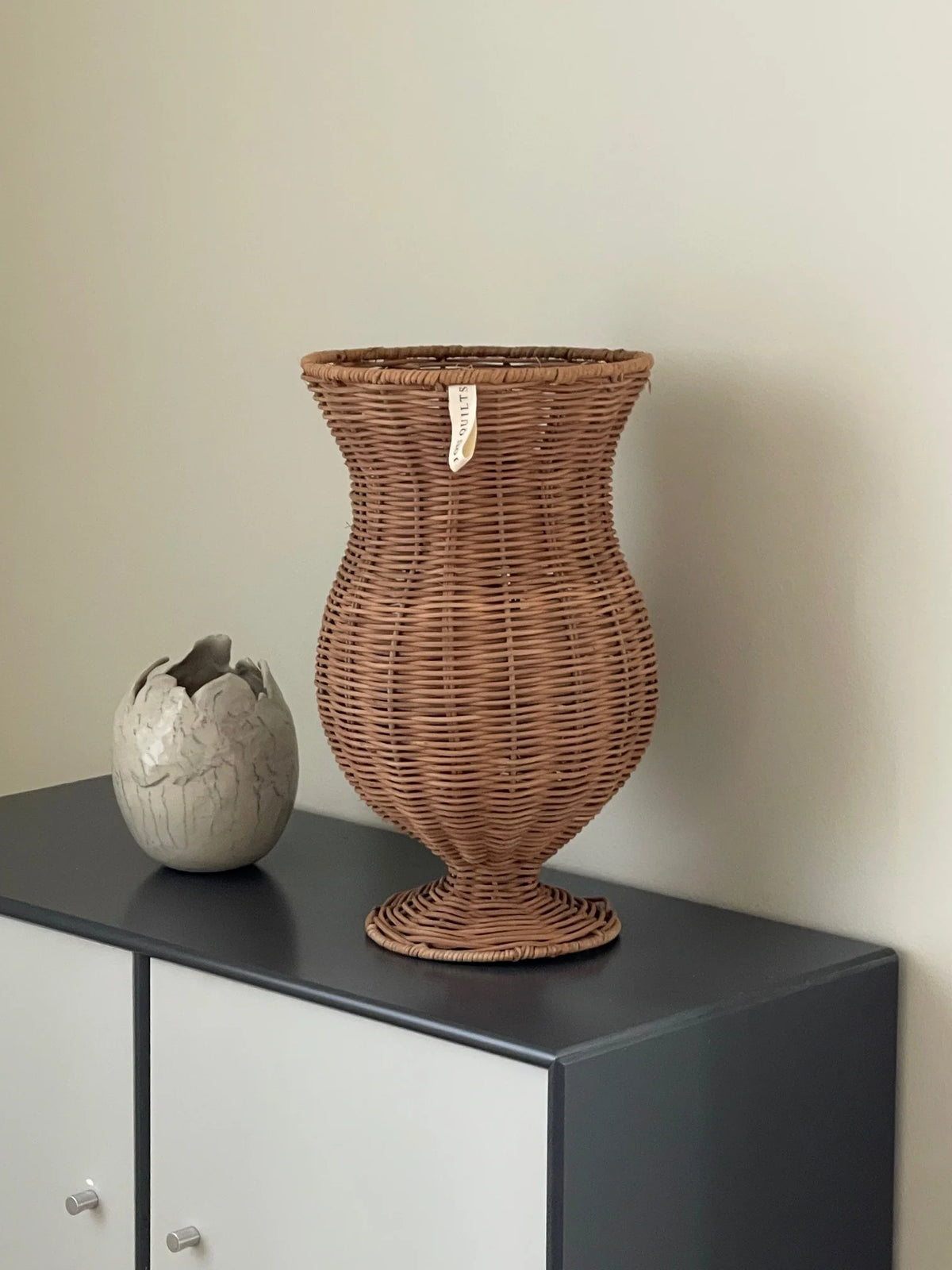 Rattan vase - Jou quilts