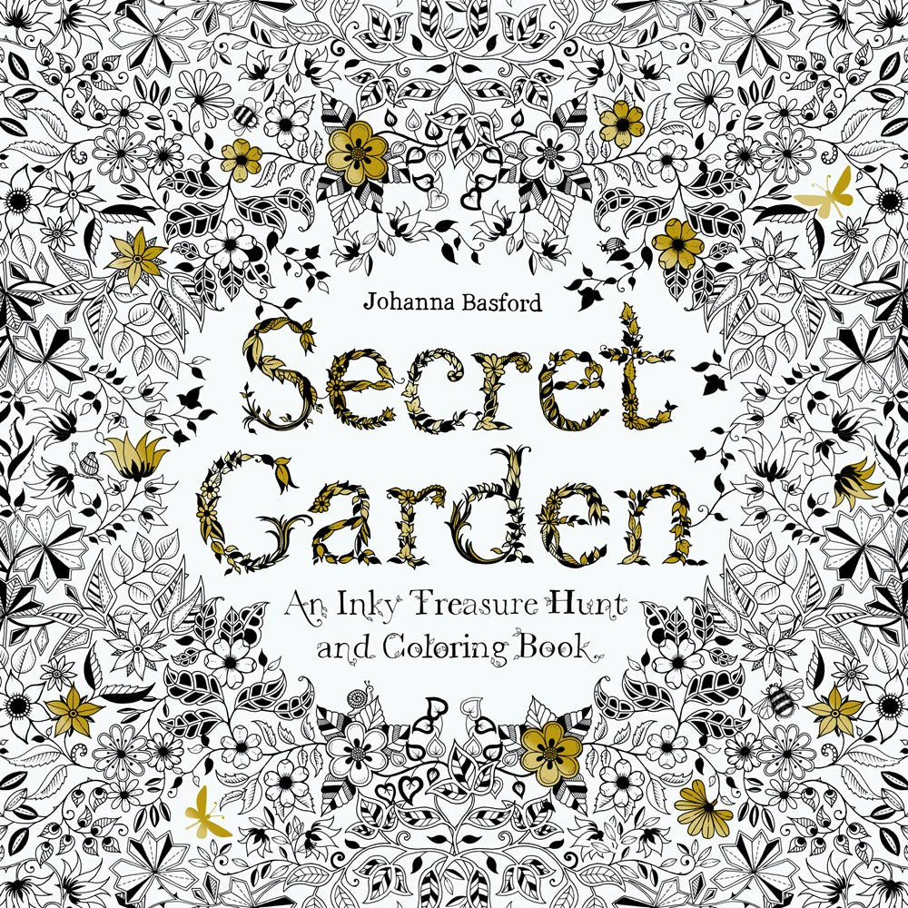 Malebog - Secret Garden. Treasure Hunt and coloring book