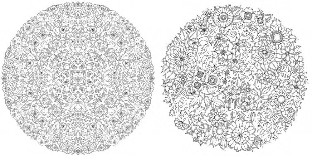 Malebog - Secret Garden. Treasure Hunt and coloring book