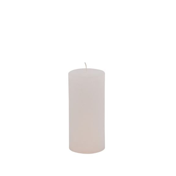 Bloklys Rustic 20x7 cm – Håndlavet gennemfarvet lys