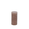 Bloklys Rustic 20x7 cm – Håndlavet gennemfarvet lys