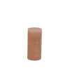 Bloklys Rustic 20x7 cm – Håndlavet gennemfarvet lys