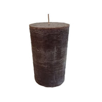 Bloklys Rustic 20x7 cm – Håndlavet gennemfarvet lys