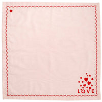 Broderede servietter - 2 stk. | LOVE