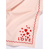 Broderede servietter - 2 stk. | LOVE