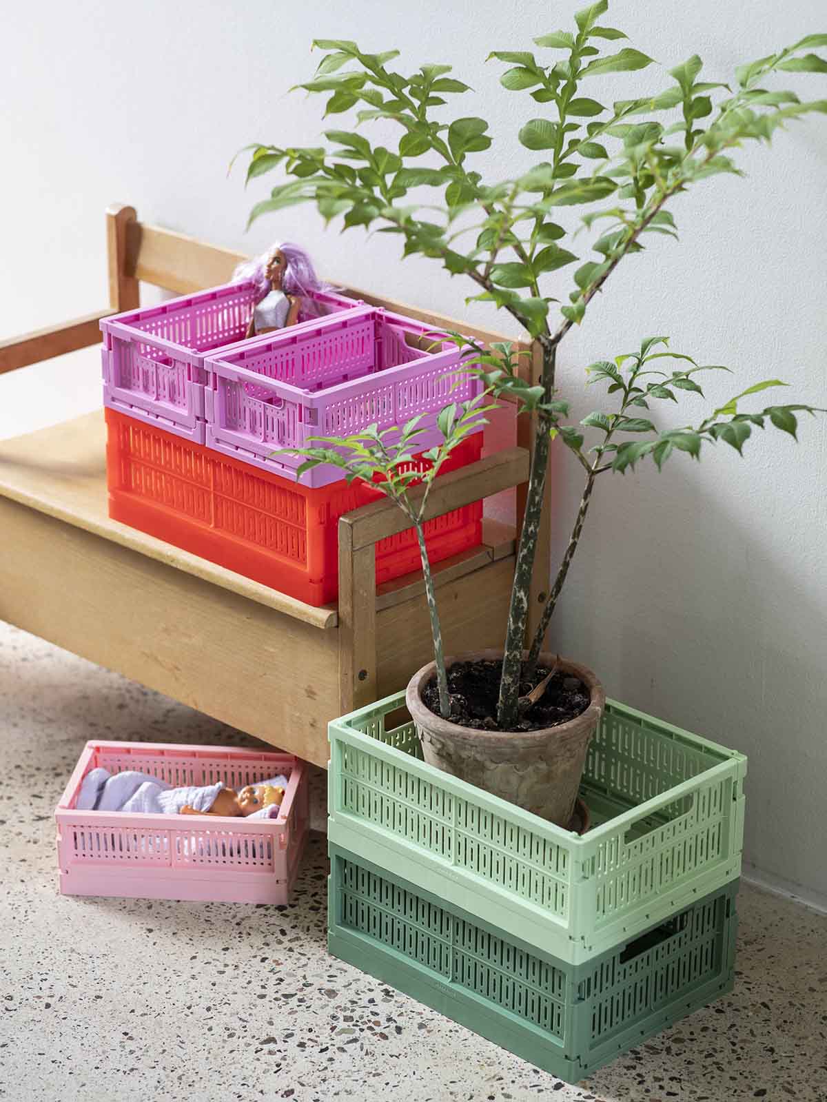Made Crate Mini kasse - flere farver