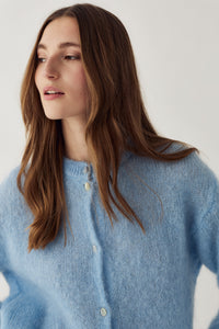 Noella N-Kae Mohair Cardigan – Blød mohair cardigan