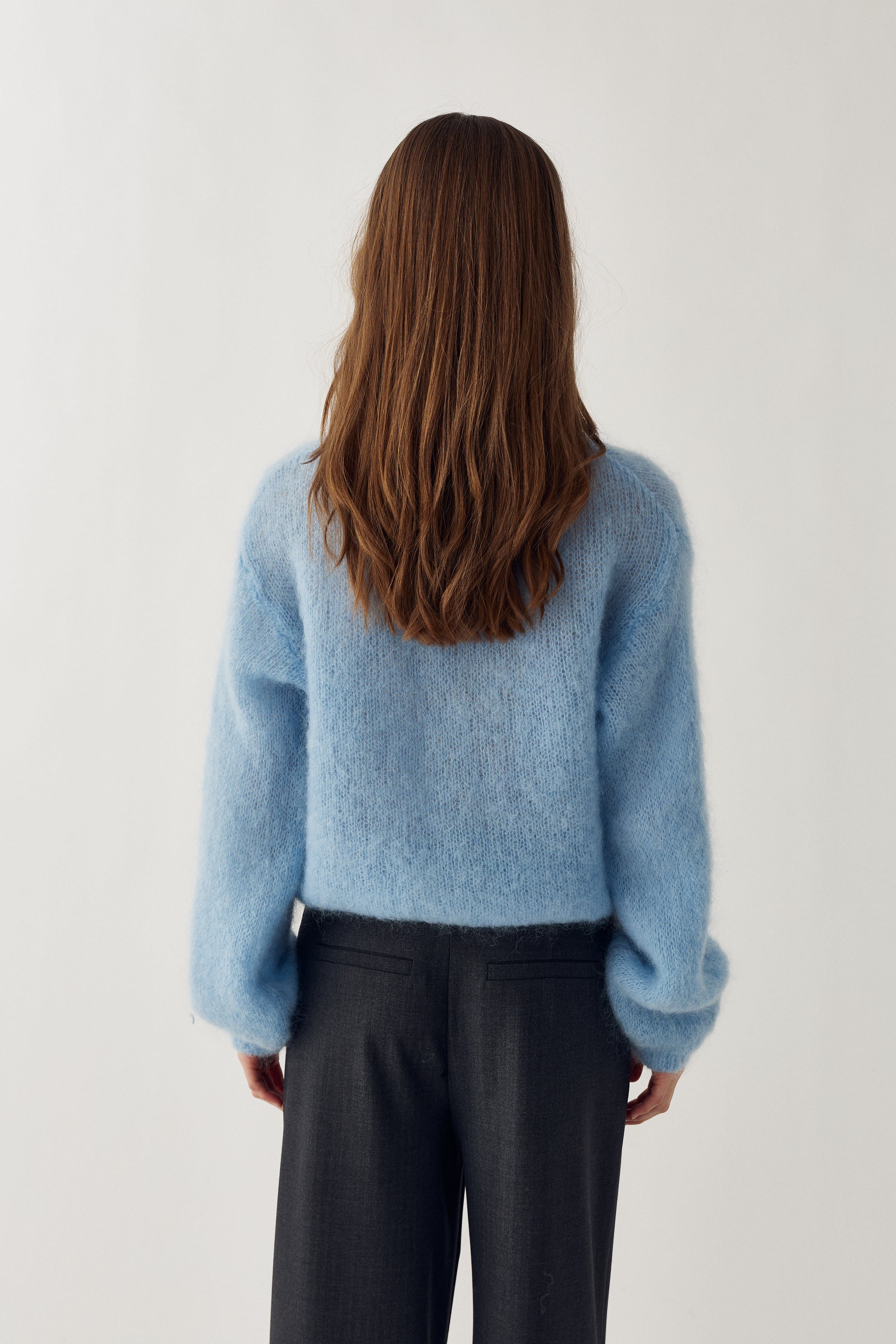 Noella N-Kae Mohair Cardigan – Blød mohair cardigan