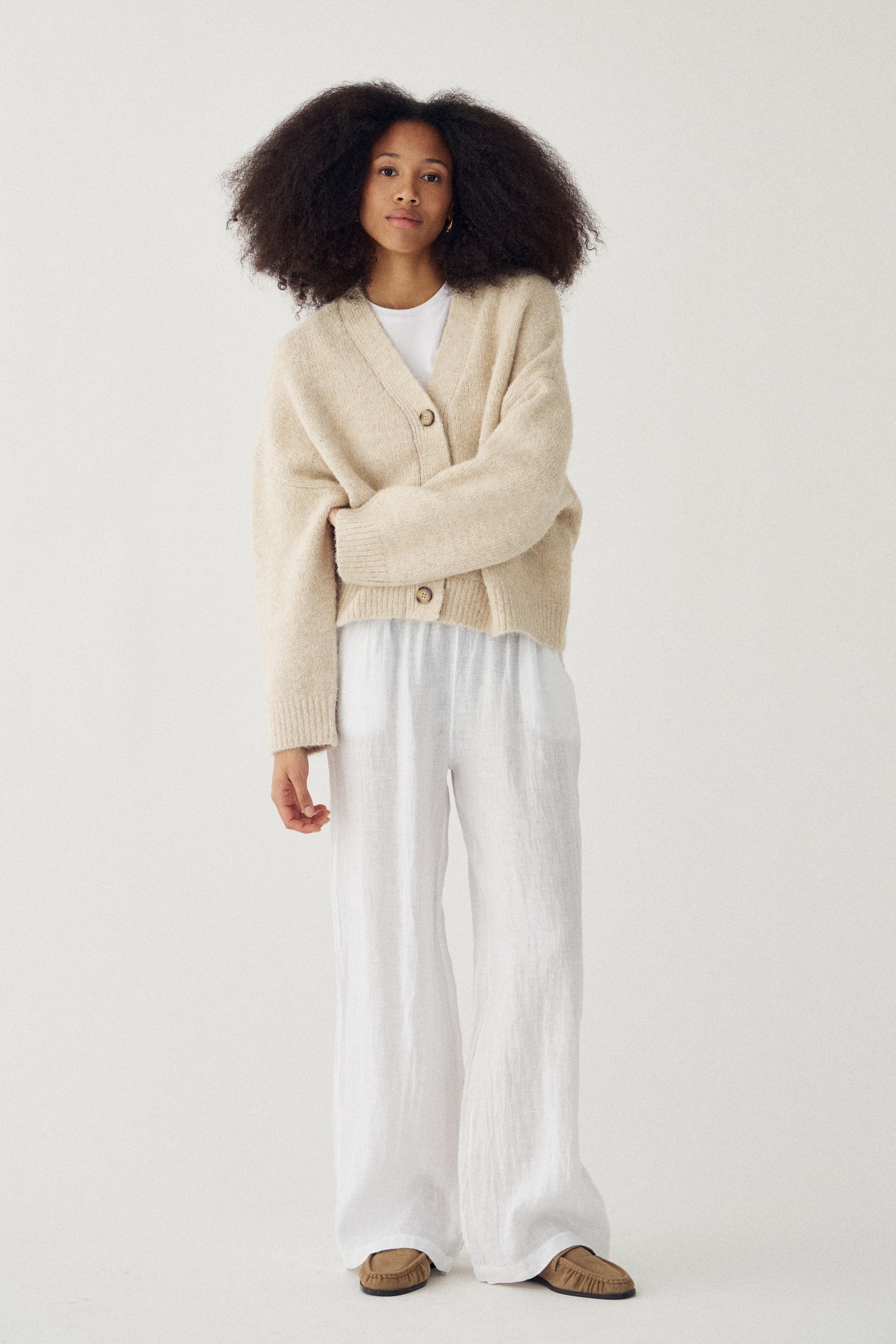 Noella N-Laiana Knit Cardigan – Kraftig strikket cardigan