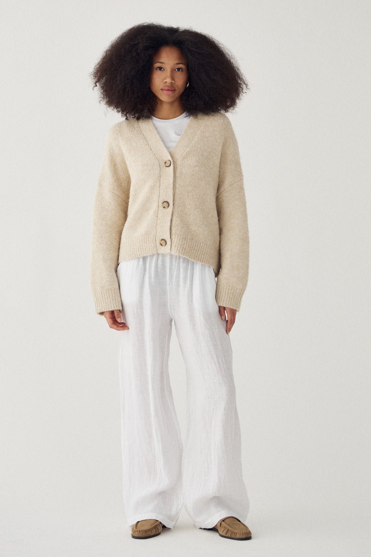Noella N-Laiana Knit Cardigan – Kraftig strikket cardigan