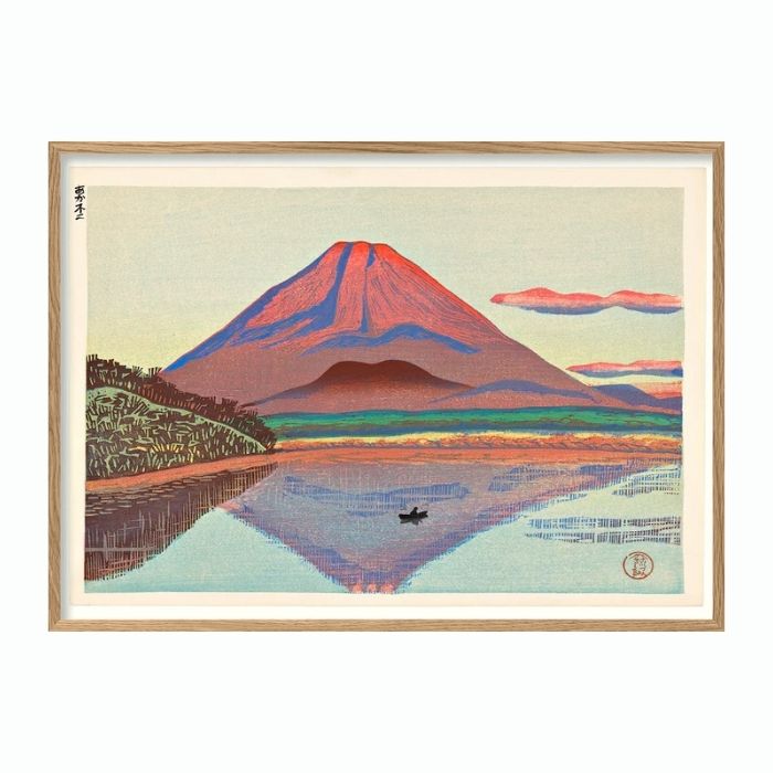 Red Fuji - 50 x 70 cm. inkl. egetræsramme