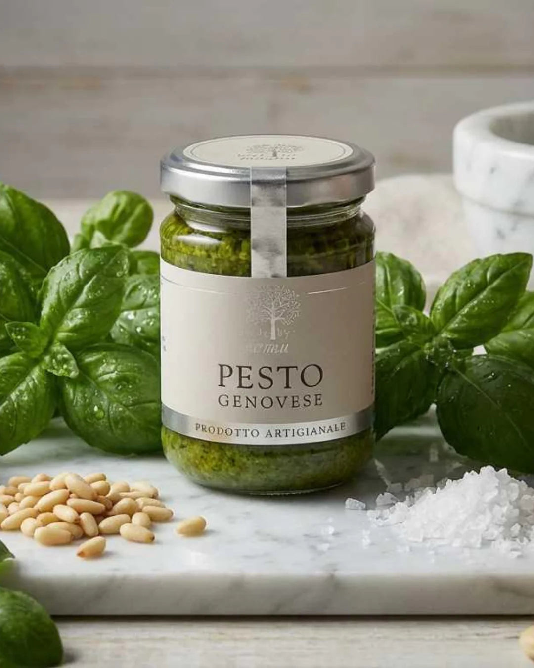 Pesto alla Genovese – klassisk grøn pesto fra Ligurien - Made by Mama