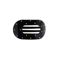 EVA Hårklemme Sort med Hvide prikker