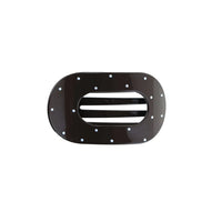 EVA Hårklemme mørkebrun med hvide prikker