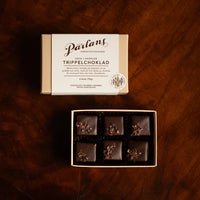 Pärlans – Triple Chocolate karameller med chokolade 6 stk.