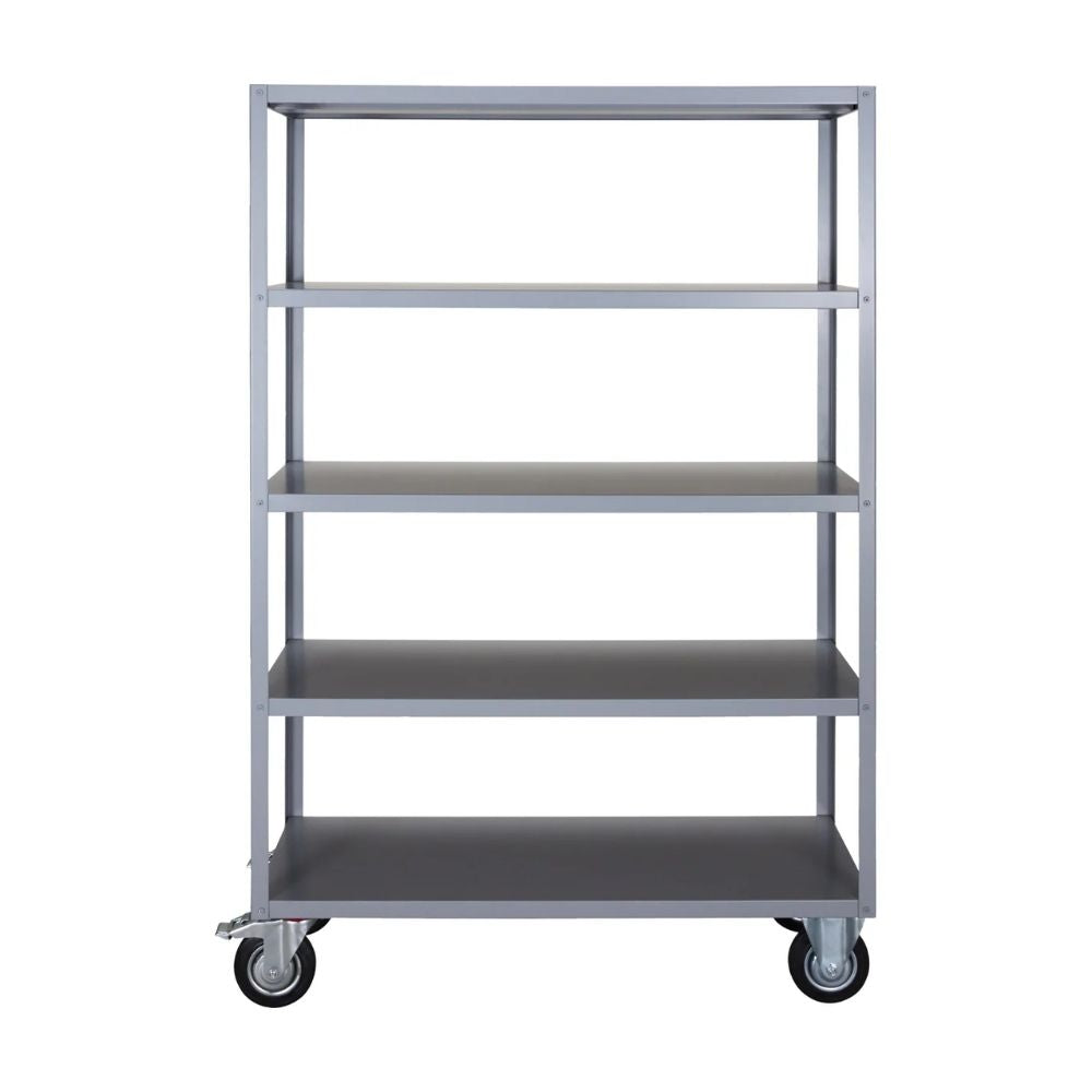 Reol m. 4 hjul, NVTrolley, Grå