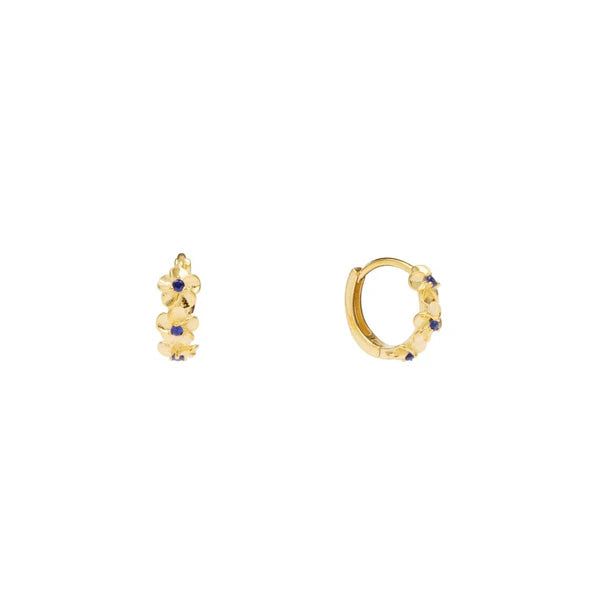 Aster Crystal hoops Midnight