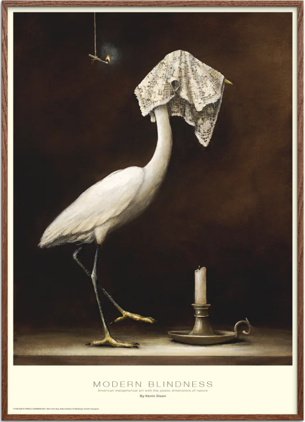 Modern Blindness – 50x70 cm inkl. egetræsramme