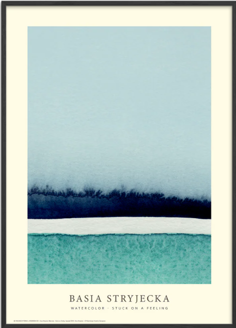 Stuck on a Feeling – Basia Stryjecka (A3 inkl. sort træramme)