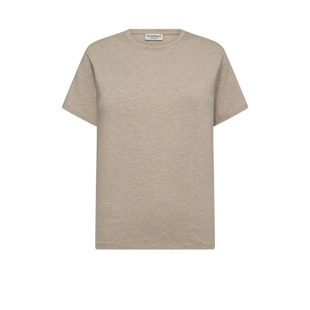 T-shirt Abelone Slimfit - Sand