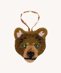 Archie check bear gift hanger