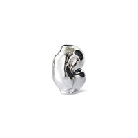 HKliving Gleam vase – lille elegant glasvase i Chrome