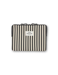 Knit Stripe Computer Sleeve Small – Black/White – Mads Nørgaard