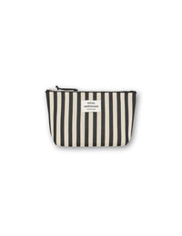Knit Stripe Hof Make-Up Bag – Black/White – Mads Nørgaard