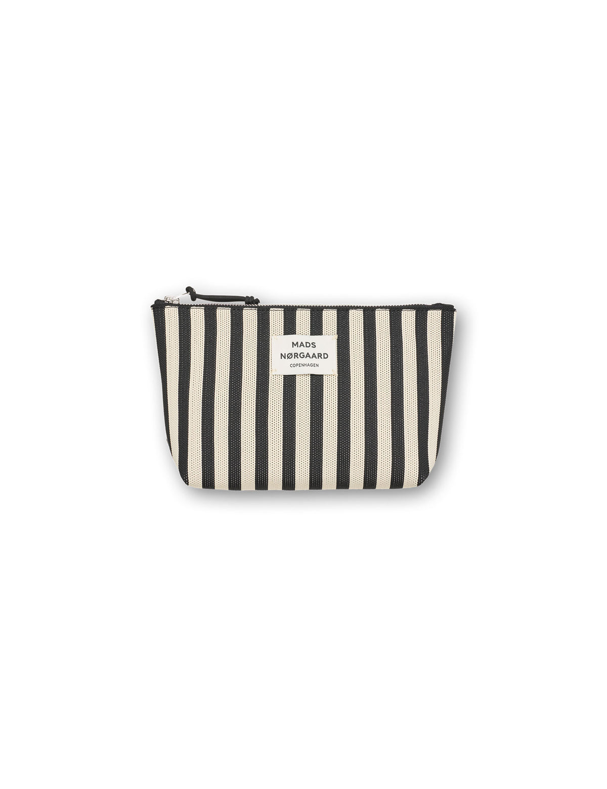 Knit Stripe Hof Make-Up Bag – Black/White – Mads Nørgaard