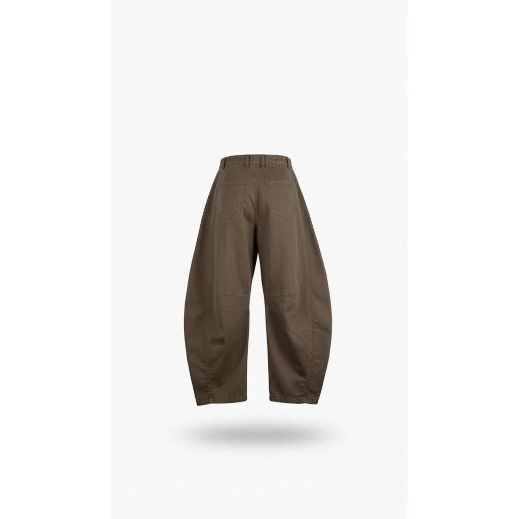 OM-HU Copenhagen Berlin Barrel-Fit 7/8 bukser Fango