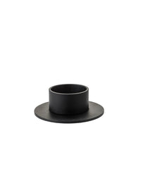 The Circle Lysestage 5 cm – Black – Kunstindustrien