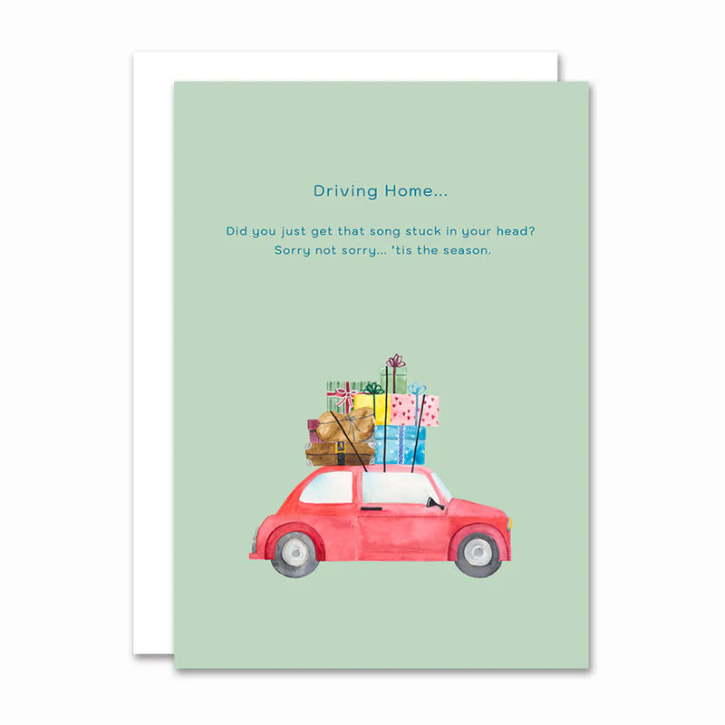 Foldet kort, Driving home - Jul