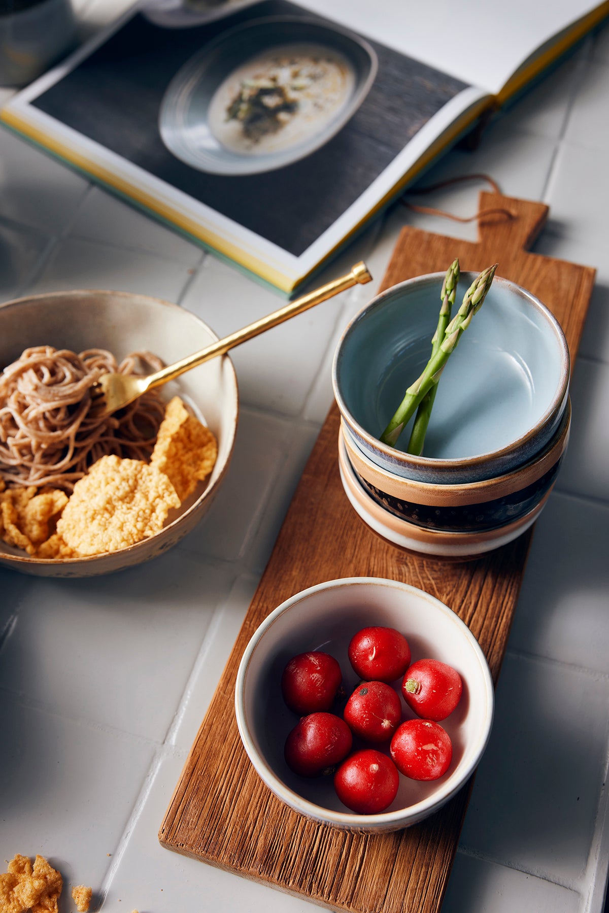 HKliving serveringsbræt i teak – naturlig varme og funktionelt design - 3 stk