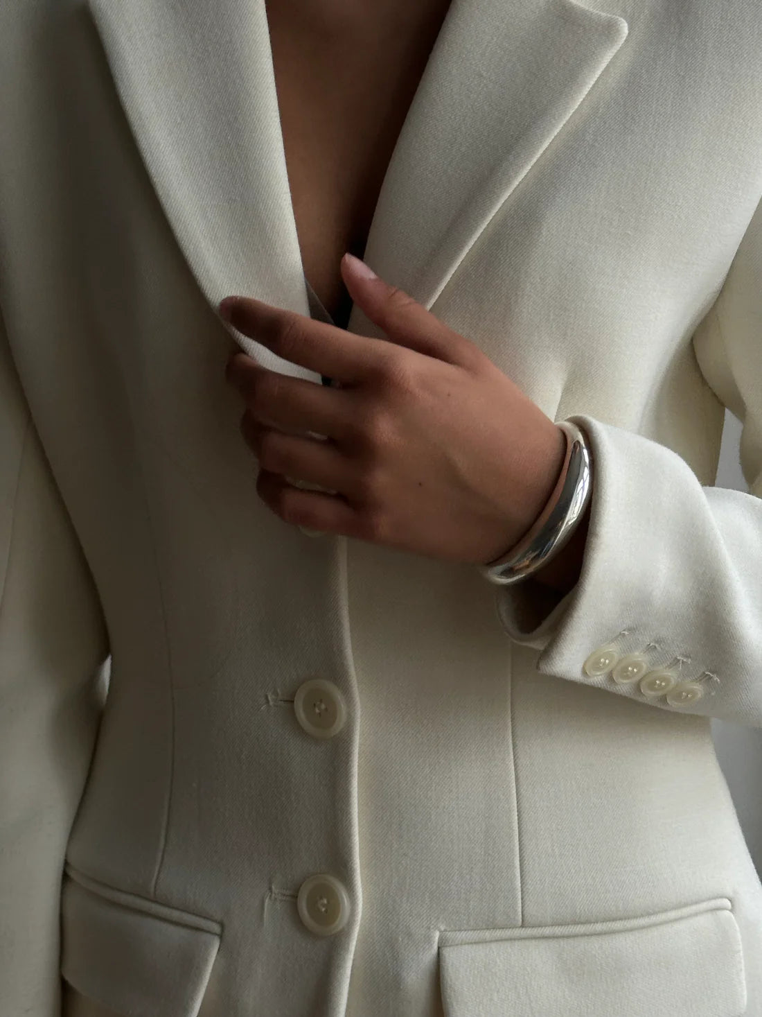 Odessa Chunky armbånd - Sølv