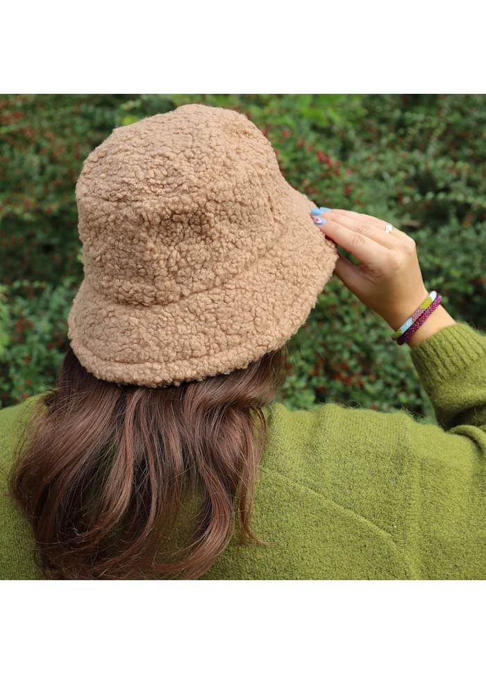 Mai Bøllehat - Beige Teddy