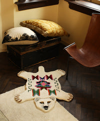 Tæppe - Kasbah Polar bear - lille