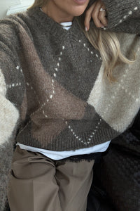 Lai Knit – Ash brown mix