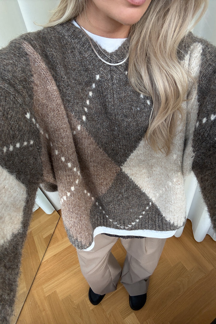 Lai Knit – Ash brown mix