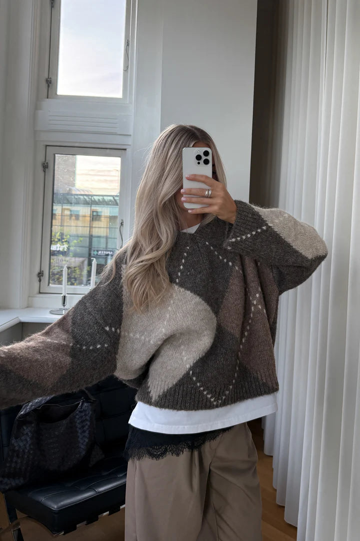 Lai Knit – Ash brown mix